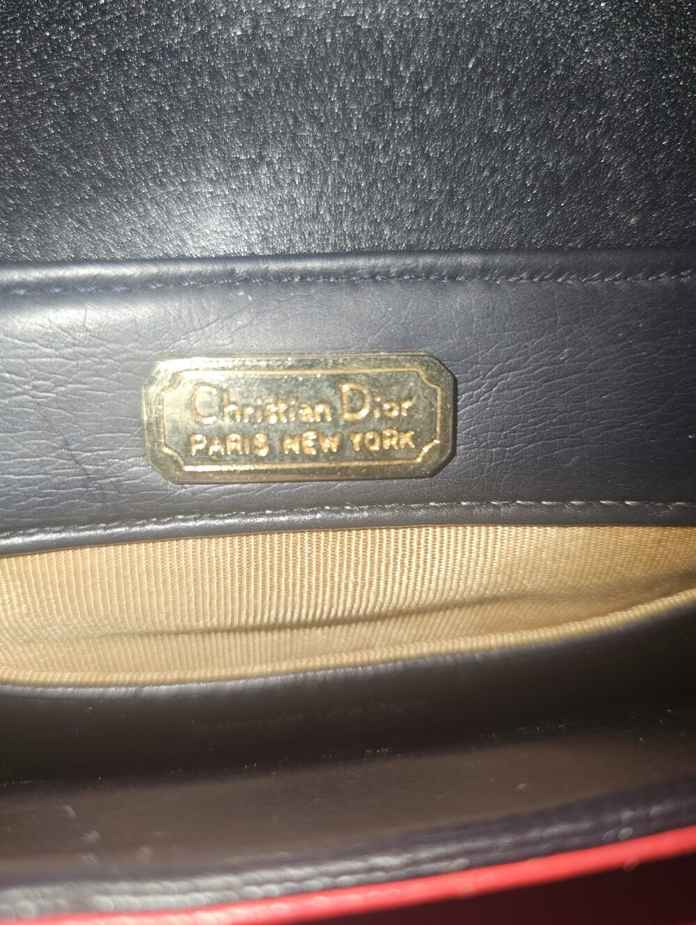 Vtg. Christian Dior Shoulder Purse - Picture 5 of 6